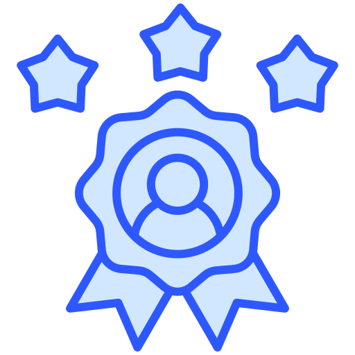 klantenbinding Generic Blue icoon