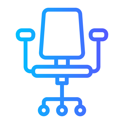Desk Chair Generic Gradient icon