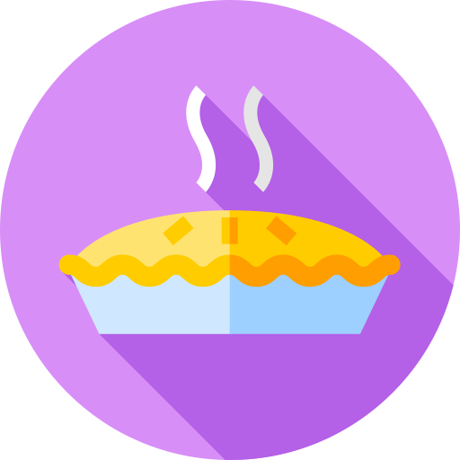 torta Flat Circular Flat icona