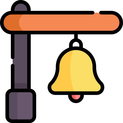 벨 Kawaii Lineal color icon