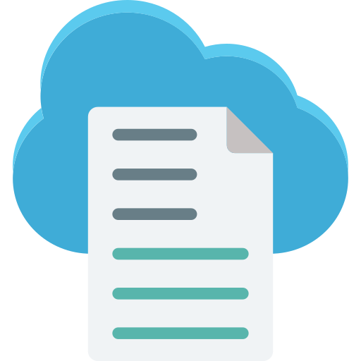 archiviazione cloud Generic Flat icona