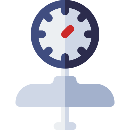 Depth gauge Basic Rounded Flat icon