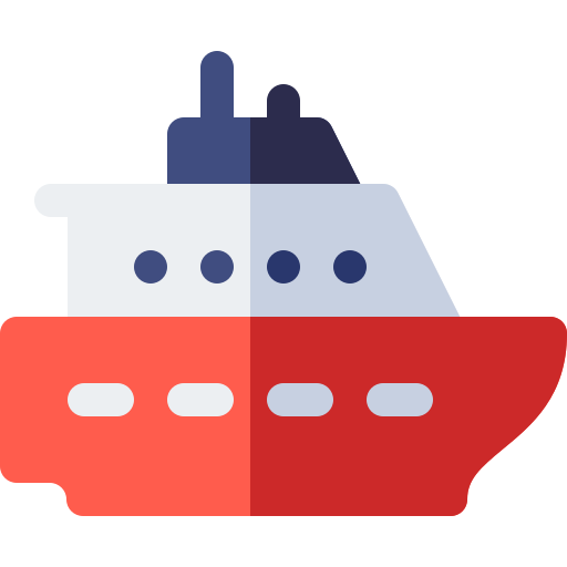 Ship Basic Rounded Flat icon