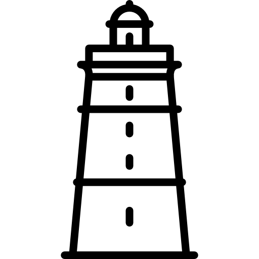 Kildinskoye Lighthouse Russia Special Lineal icon
