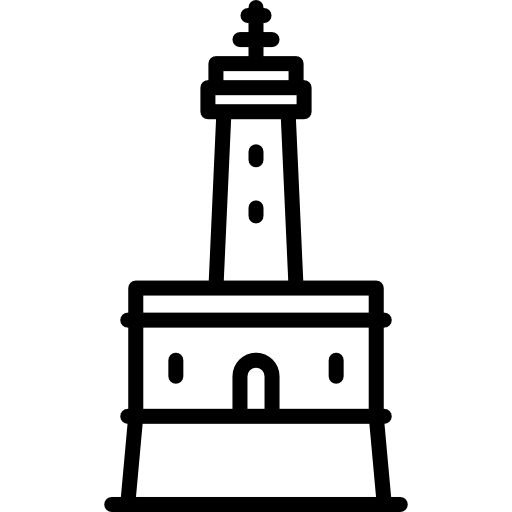 La Teignouse Lighthouse France Special Lineal icon