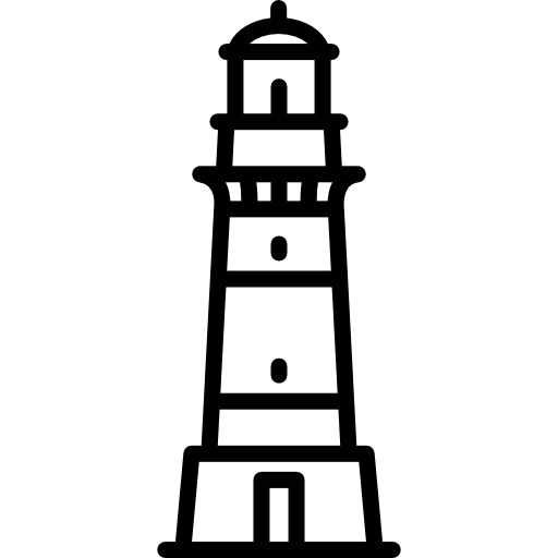 phare de cape pallister nouvelle-zélande Special Lineal Icône