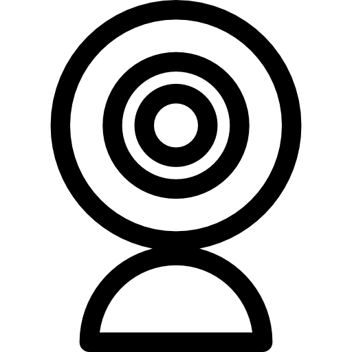 웹캠 Basic Rounded Lineal icon