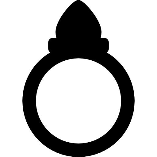 anel de noivado  Ícone