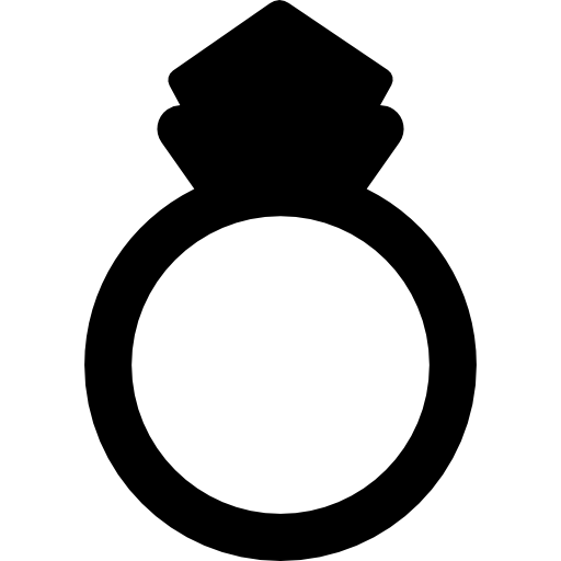 anel de noivado  Ícone