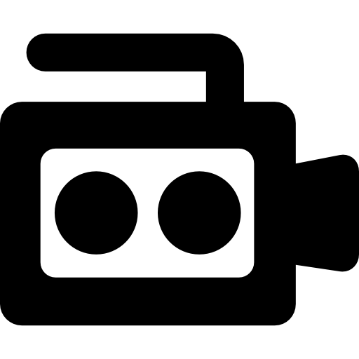camara de video  icono