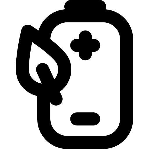 배터리 Curved Lineal icon