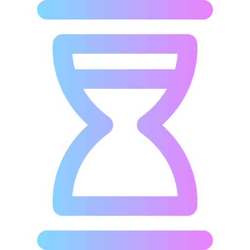 Hourglass Super Basic Rounded Gradient icon