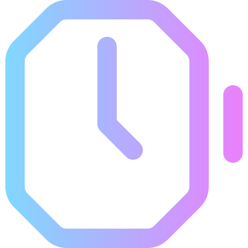 reloj Super Basic Rounded Gradient icono