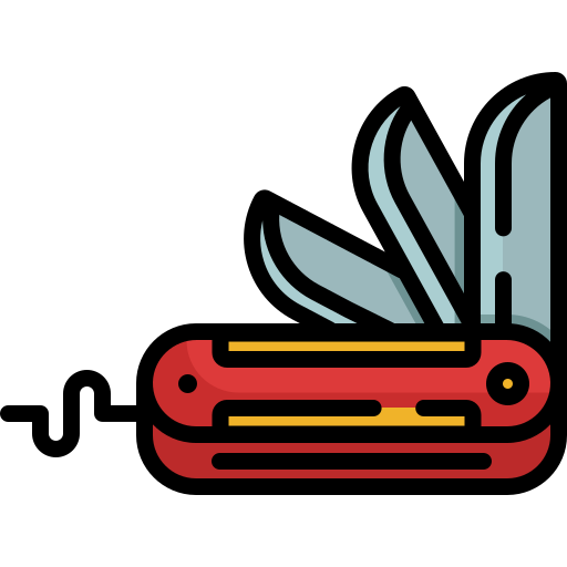 Pocket knife Special Lineal color icon