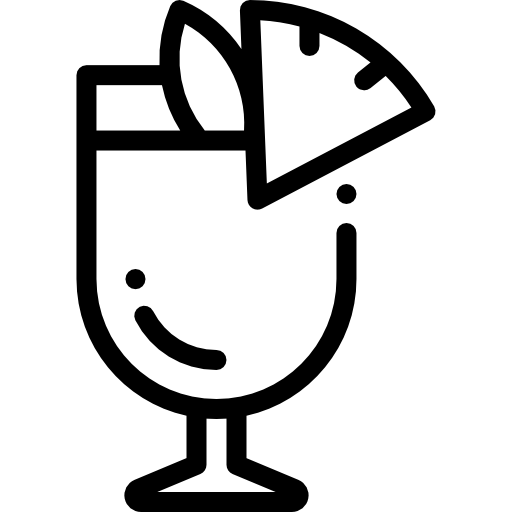 Пинья колада Detailed Rounded Lineal иконка