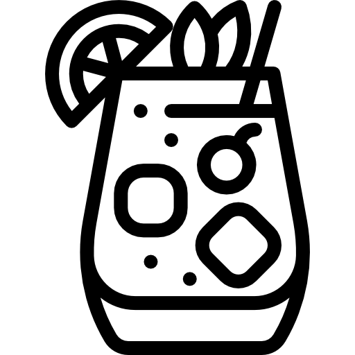 カクテル Detailed Rounded Lineal icon