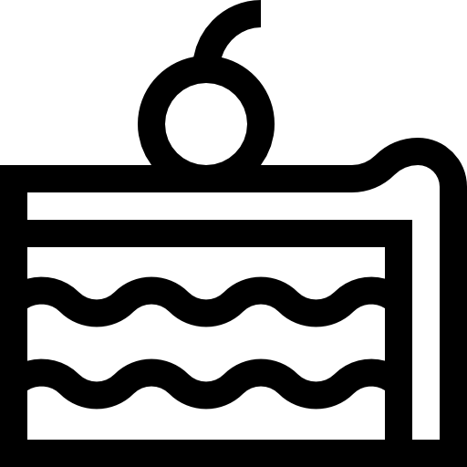 pastel Basic Straight Lineal icono