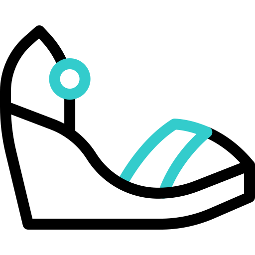 sandalias de plataforma Basic Accent Outline icono