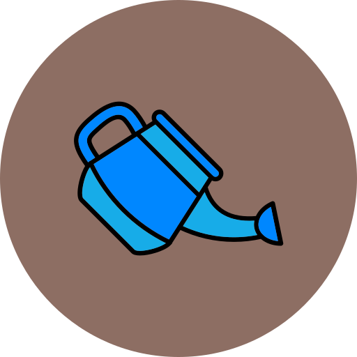 Watering Can Generic Outline Color icon