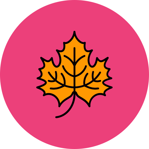 단풍잎 Generic Outline Color icon