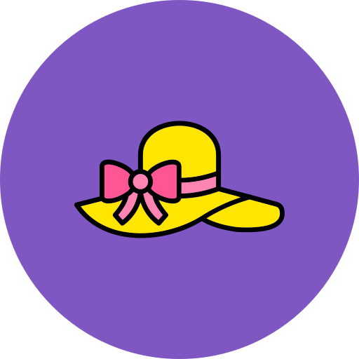 Pamela hat Generic Outline Color icon