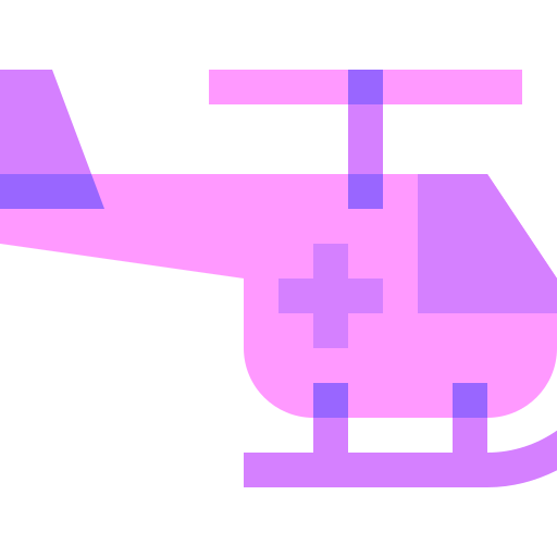 helikopter Basic Sheer Flat icoon