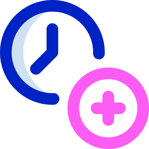 zegar Super Basic Orbit Color ikona