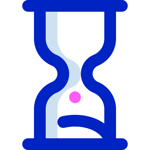 reloj de arena Super Basic Orbit Color icono
