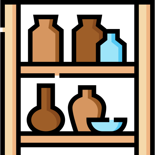 Rack Detailed Straight Lineal color icon