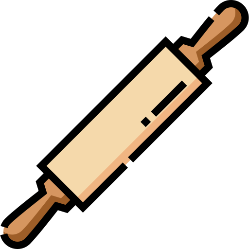 Rolling pin Detailed Straight Lineal color icon