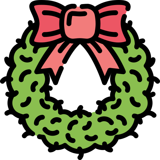 weihnachtskranz Generic Outline Color icon