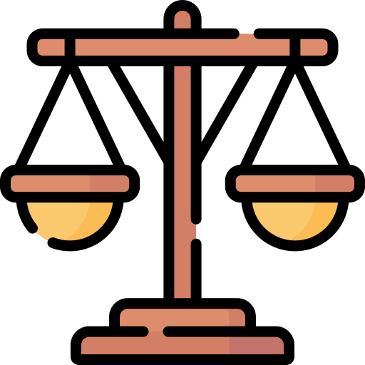 gerechtigheid Special Lineal color icoon