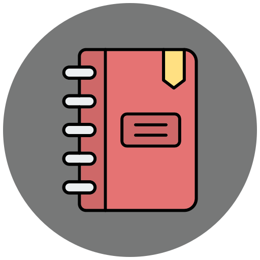 ノートブック Generic Outline Color icon