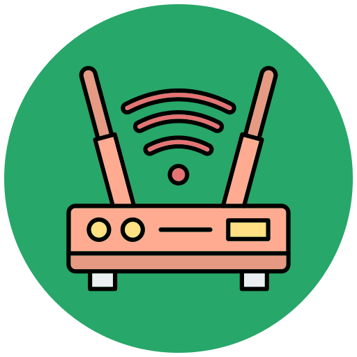 router Generic Outline Color icon