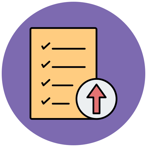 datei hochladen Generic Outline Color icon