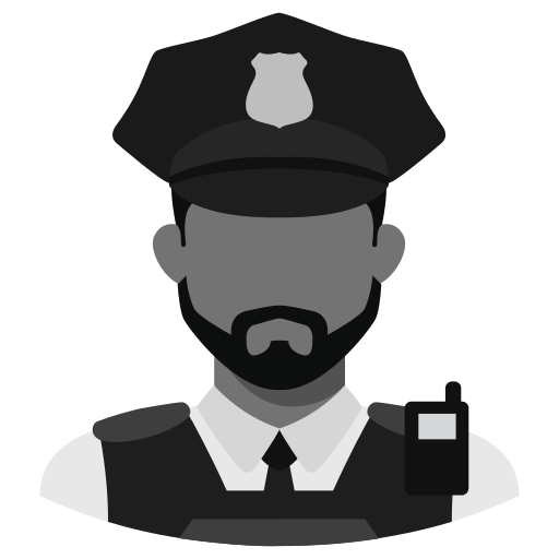 警察 Generic Grey icon