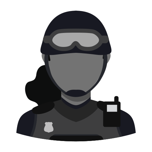 Police Officer Generic Grey icon