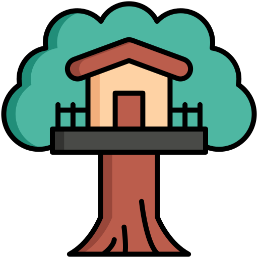 treehouse Generic Outline Color Ícone