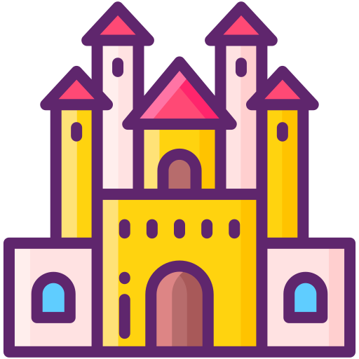 château Generic Outline Color Icône