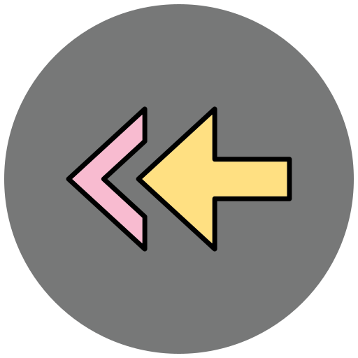 anterior Generic Outline Color icono