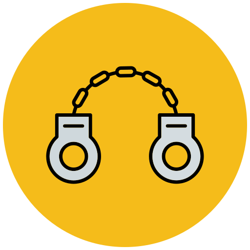 Handcuffs Generic color lineal-color icon