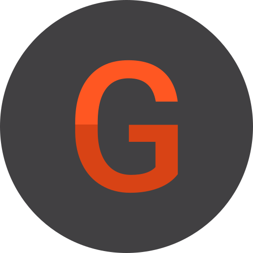 문자 g Generic Flat icon