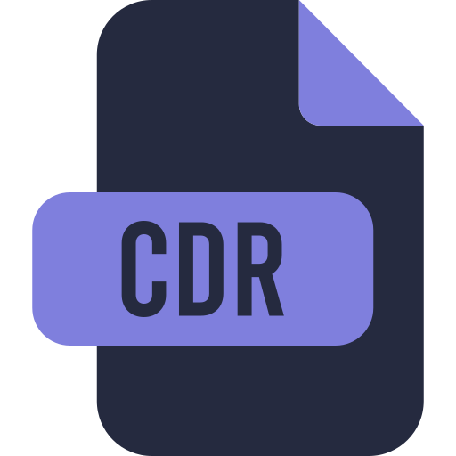 Cdr Generic Flat icon