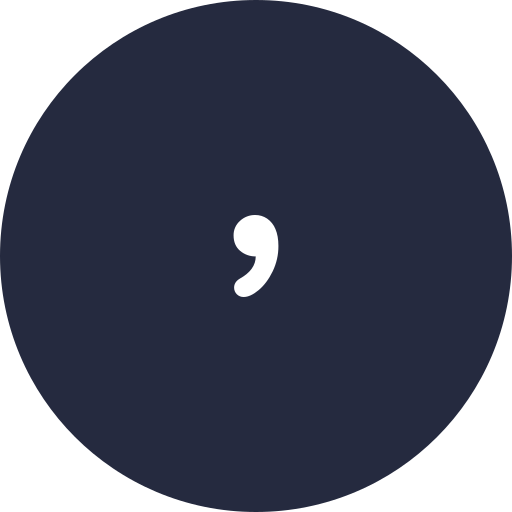 Comma Generic Glyph icon