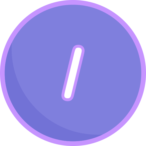 Slash Generic Outline Color icon