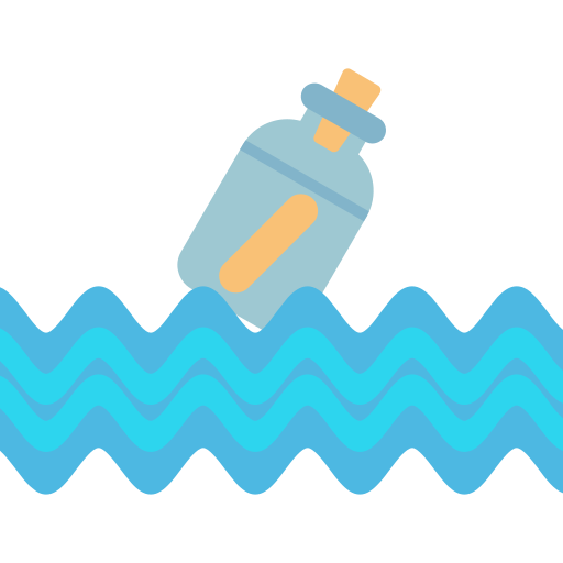 Message In a Bottle Generic Flat icon