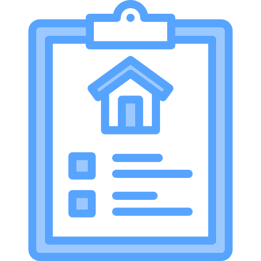 Clipboard Generic Blue icon