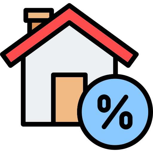 hipoteca Generic Outline Color icono