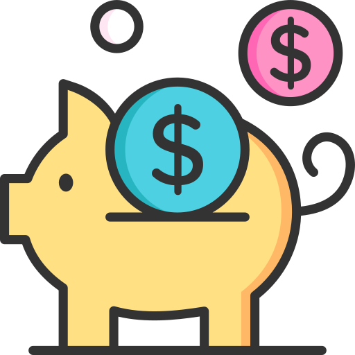 Piggy bank SBTS2018 Lineal Color icon