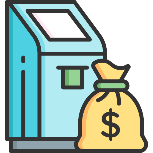 bankomat SBTS2018 Lineal Color ikona